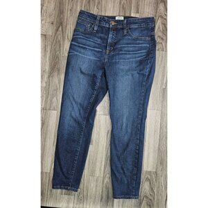 J. Crew Womens Size 30 Petite Curvy Toothpick Denim Blue Jeans